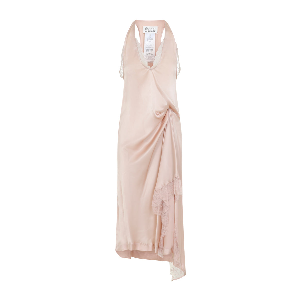 Maison Margela Lace Slip Midi Dress Women