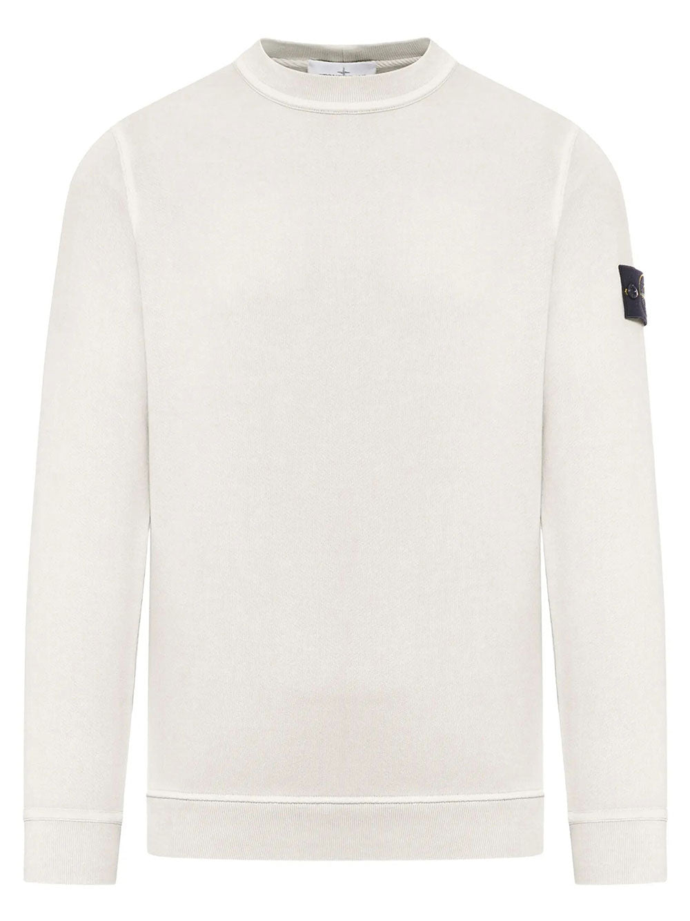 STONE ISLAND Crew Neck Cotton Jersey Sweatshirt Women