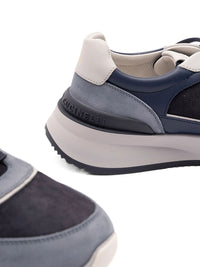 Brunello Cucinelli Men Runners In Nabuk E Camoscio