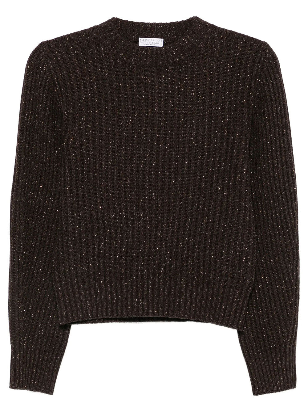 BRUNELLO CUCINELLI Sparkling & Dazzling Cashmere And Wool Ribbed Sweater Women