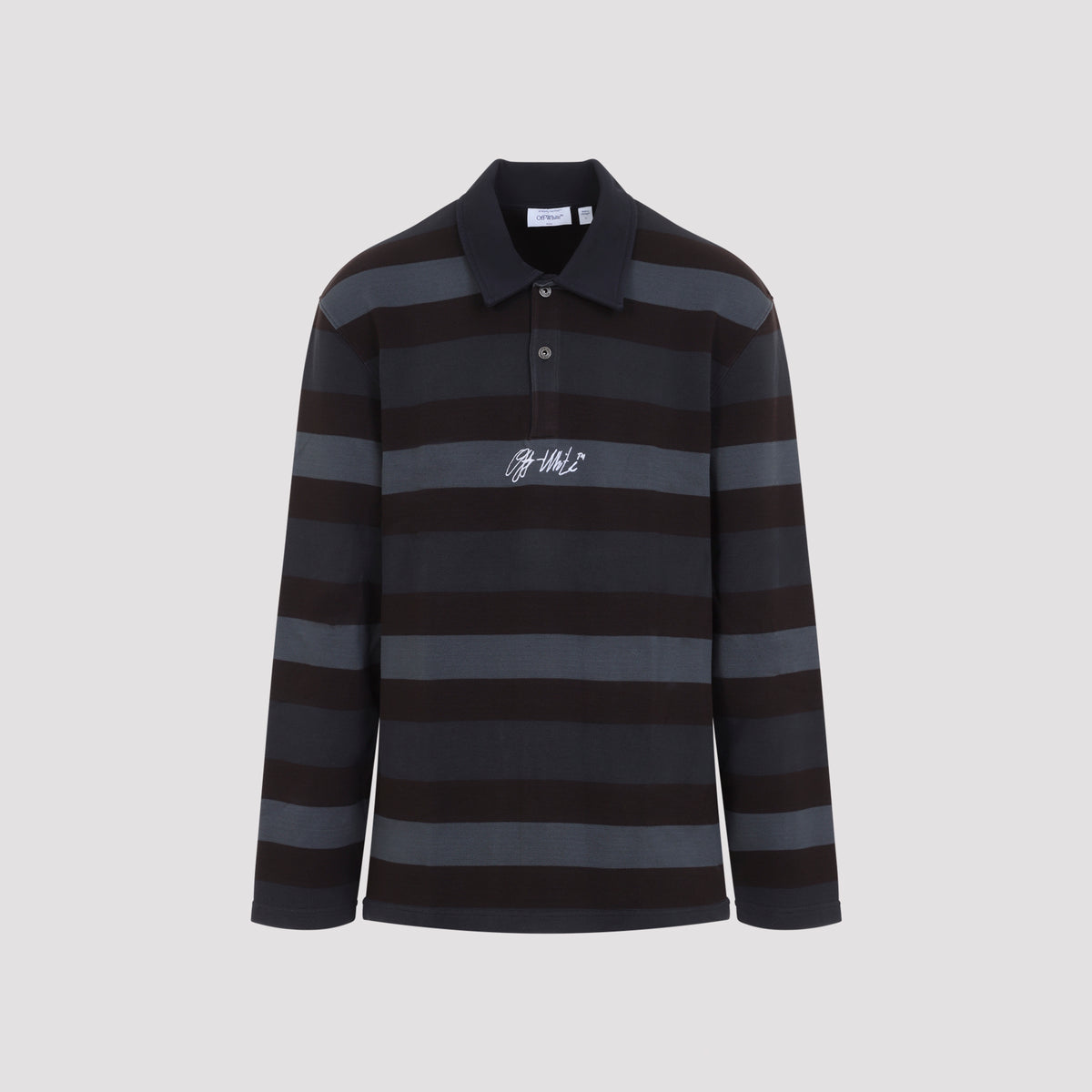 Off-White Stroke Relax L/S Polo Men