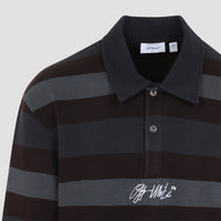 Off-White Stroke Relax L/S Polo Men