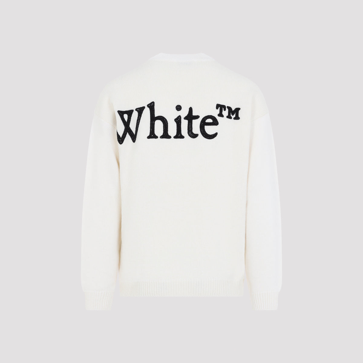 Off White Bookish Shared Knit Crewneck Men