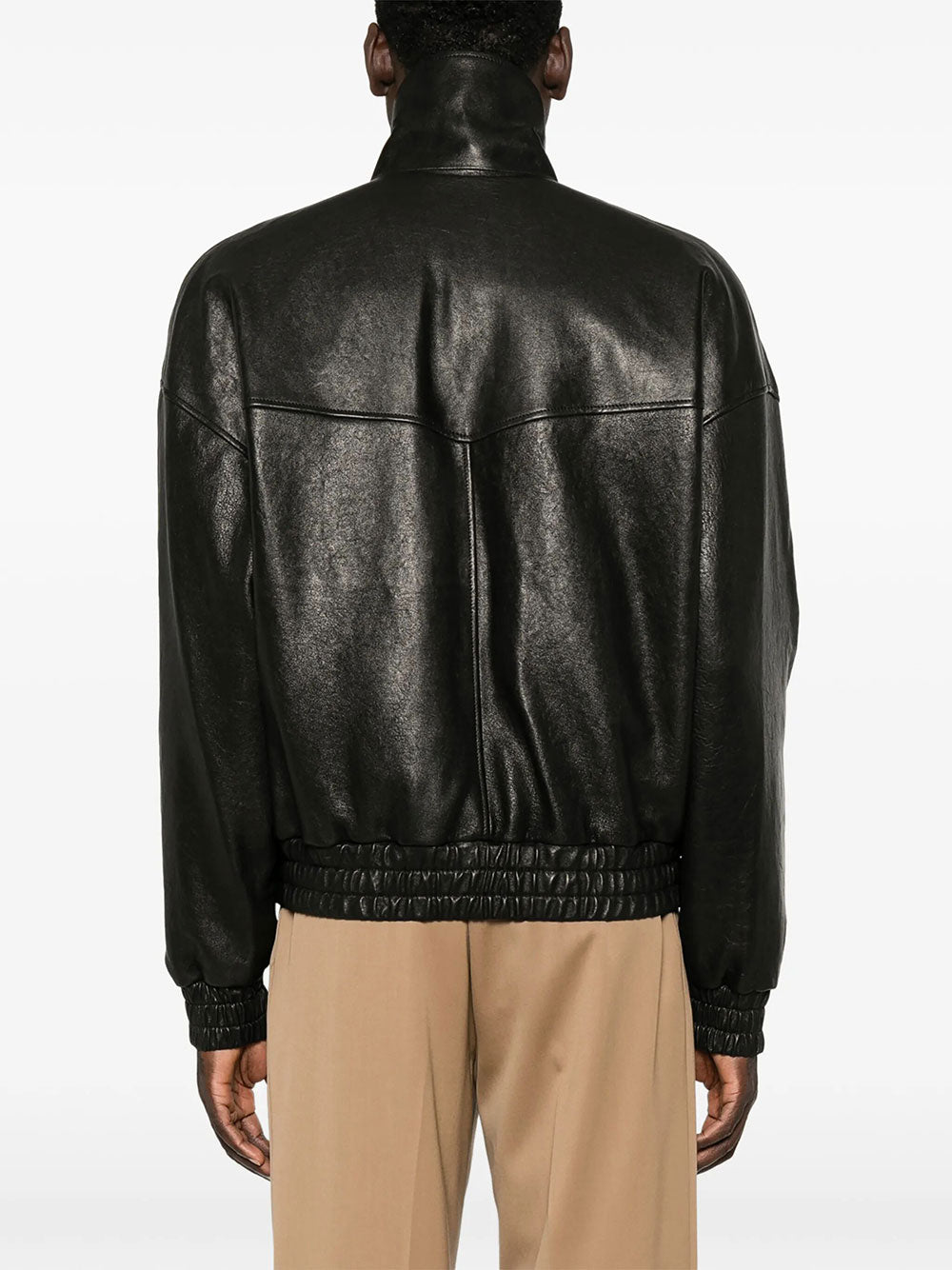 SAINT LAURENT Saint Laurent Men Jacket In Bubbled Lambskin