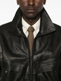 SAINT LAURENT Saint Laurent Men Jacket In Bubbled Lambskin