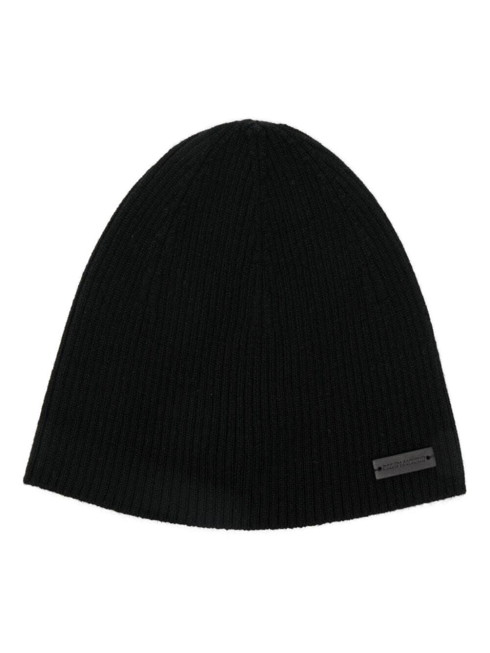 SAINT LAURENT PARIS Berretto Senza Risvolto A Costine Women
