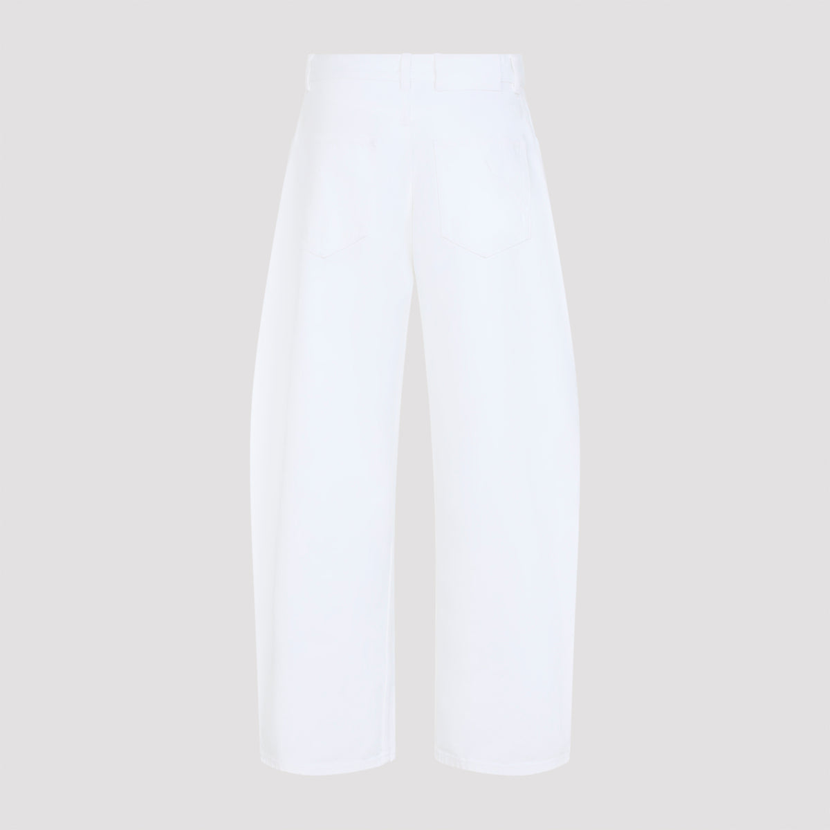 Alaïa Rodeo Light White Denim Trousers Women