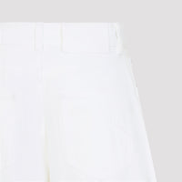 Alaïa Rodeo Light White Denim Trousers Women