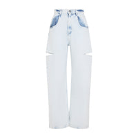 Maison Margiela Cutout Denim Trousers Women