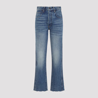 Tom Ford Stonewashed Denim Melanie Straight Trousers Women
