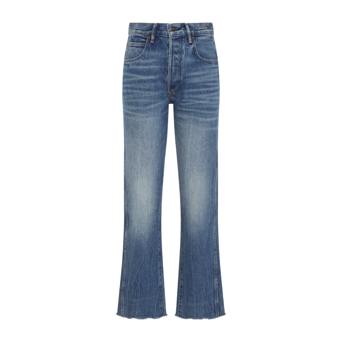 Tom Ford Stonewashed Denim Melanie Straight Trousers Women