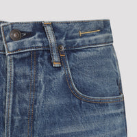 Tom Ford Stonewashed Denim Melanie Straight Trousers Women