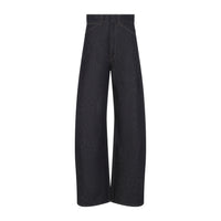 Lemaire High Waisted Curved Pants Women