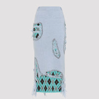 Moschino Midi Knit Skirt Women