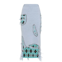 Moschino Midi Knit Skirt Women