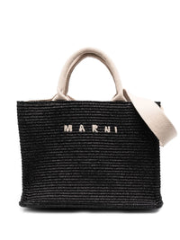 Marni Women Raffia-Effect Small Tote Bag