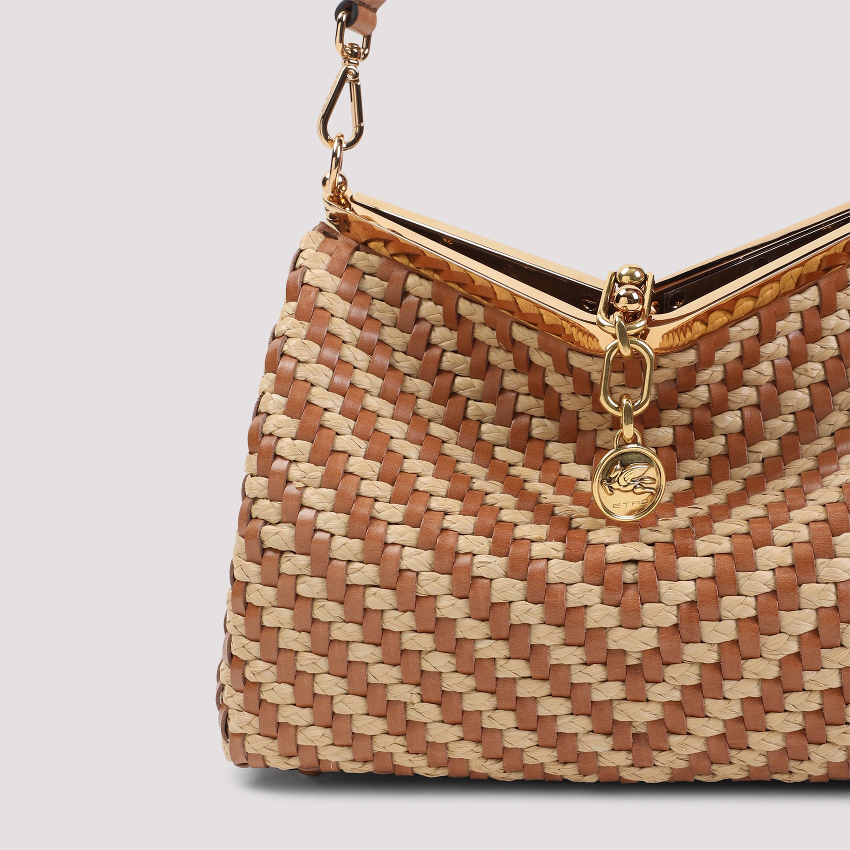 ETRO Etro Vela M Rafia Shoulder Bag Women