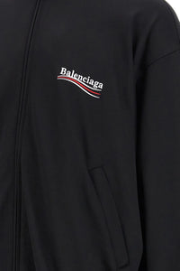 Balenciaga Men Logo Embroidery Sweatshirt