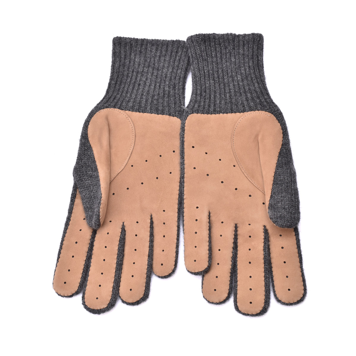 Brunello Cucinelli Panelled Knitted Gloves