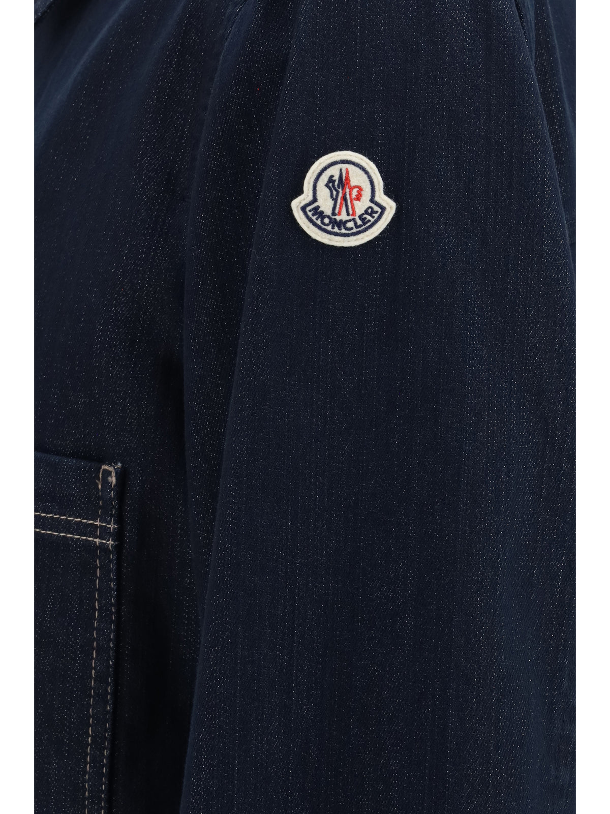 Moncler Men Haderu Denim Shirt Jacket