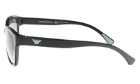 Emporio Armani Black Oval EA4080 50178E Sunglasses