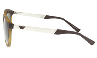 Emporio Armani Havana/Silver Round EA4084 5089T5 Sunglasses