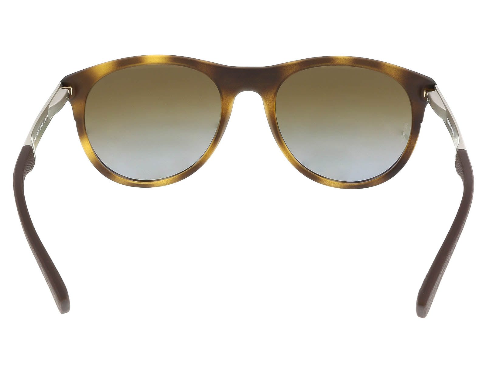 Emporio Armani Havana/Silver Round EA4084 5089T5 Sunglasses