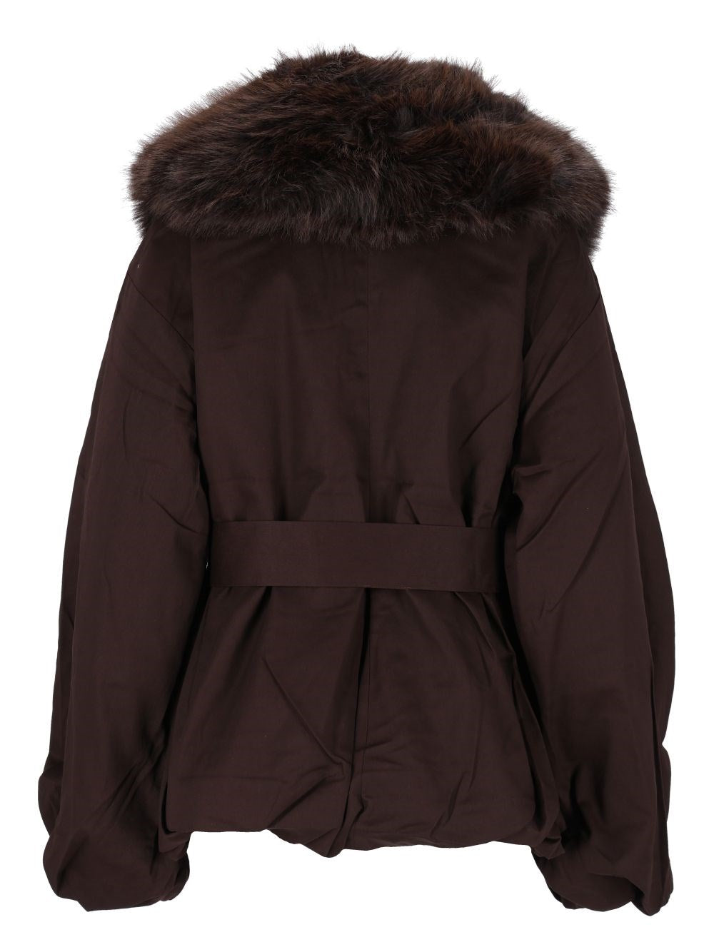 Rotate Rotate Women Faux-Fur Collar Jacket