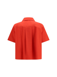 Loewe Women Short Sleeve Trapeze Shirt