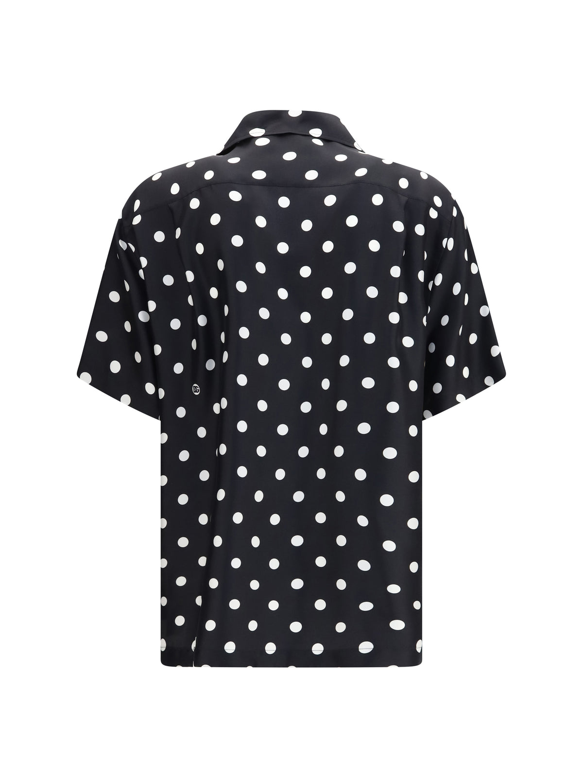 DOLCE & GABBANA Dolce & Gabbana Men Polka Dot Silk Twill Shirt
