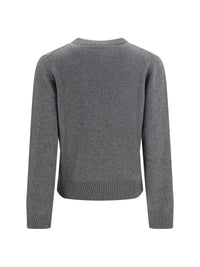 GANNI Ganni Women Teddy Wool Crewneck Sweater