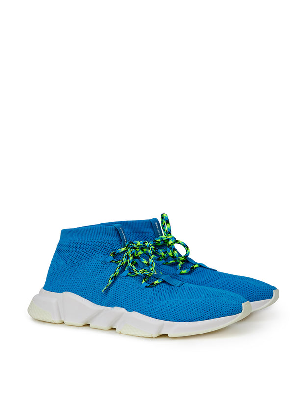 Balenciaga Blue Speed Lace-up Men's Sneakers
