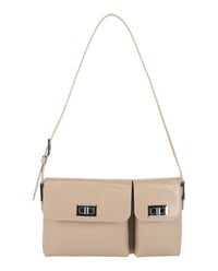 ByFar Womens Billy Patent Leather Shoulder Bag