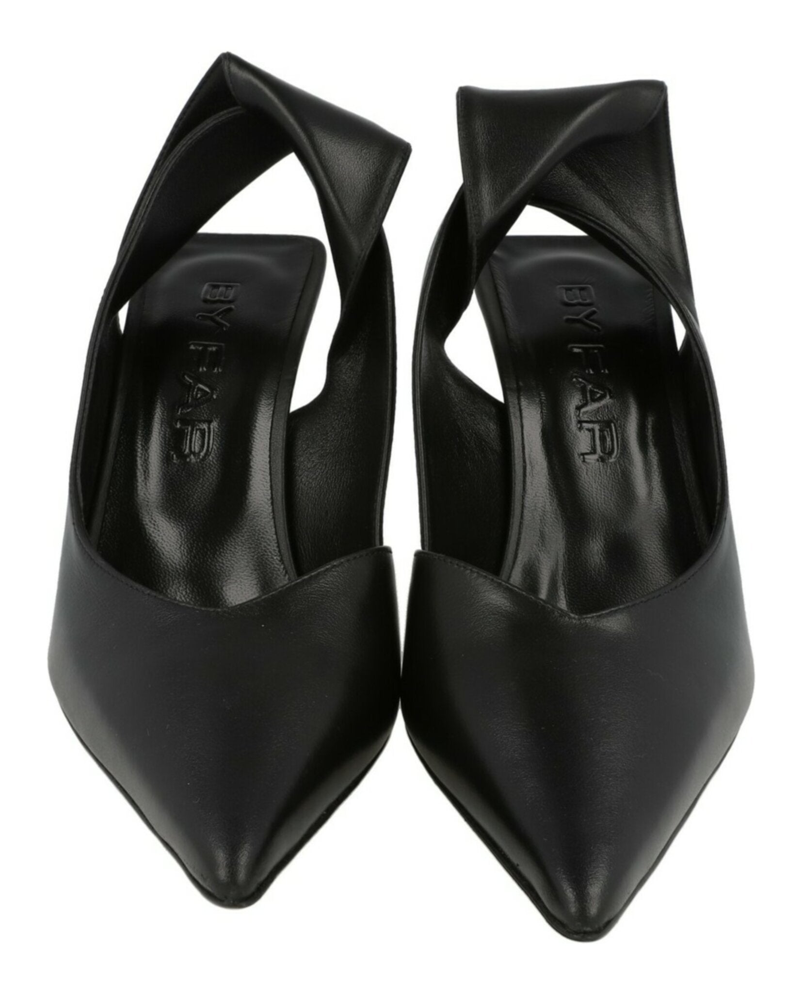 ByFar Womens Yasha Leather Slingback Pumps