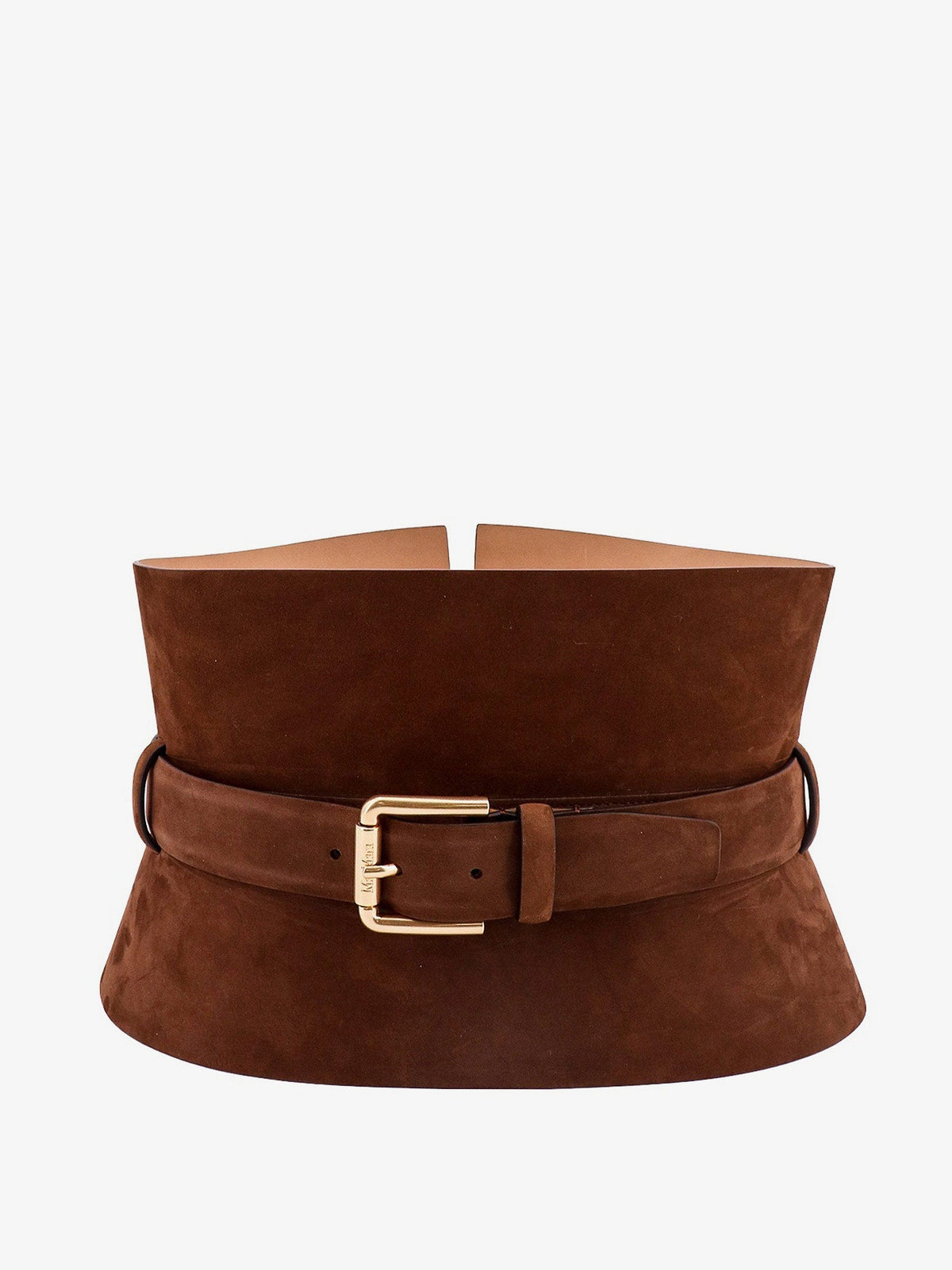 Max Mara Max Mara Women Brown Nubuck Bustier Belt