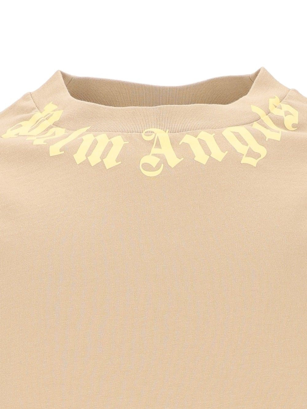 Palm Angels Men Neck Logo T-Shirt