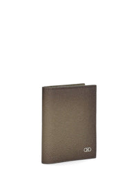 Ferragamo Ferragamo Men "Gancini" Micro Credit Card Holder