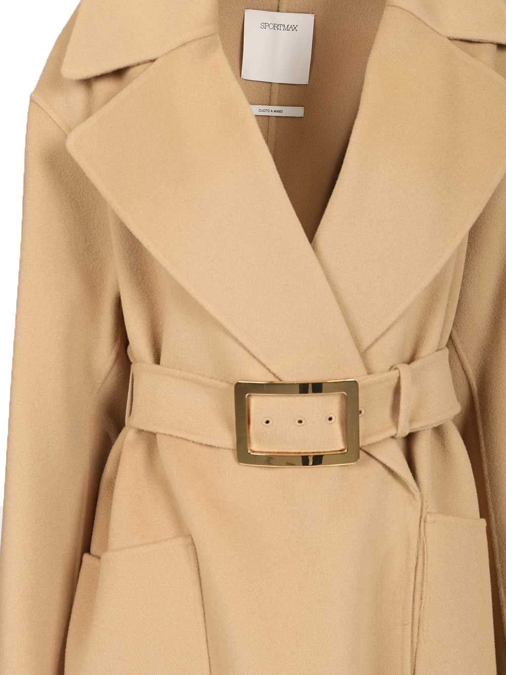 Sportmax Women Pure Wool Dressing Gown Coat