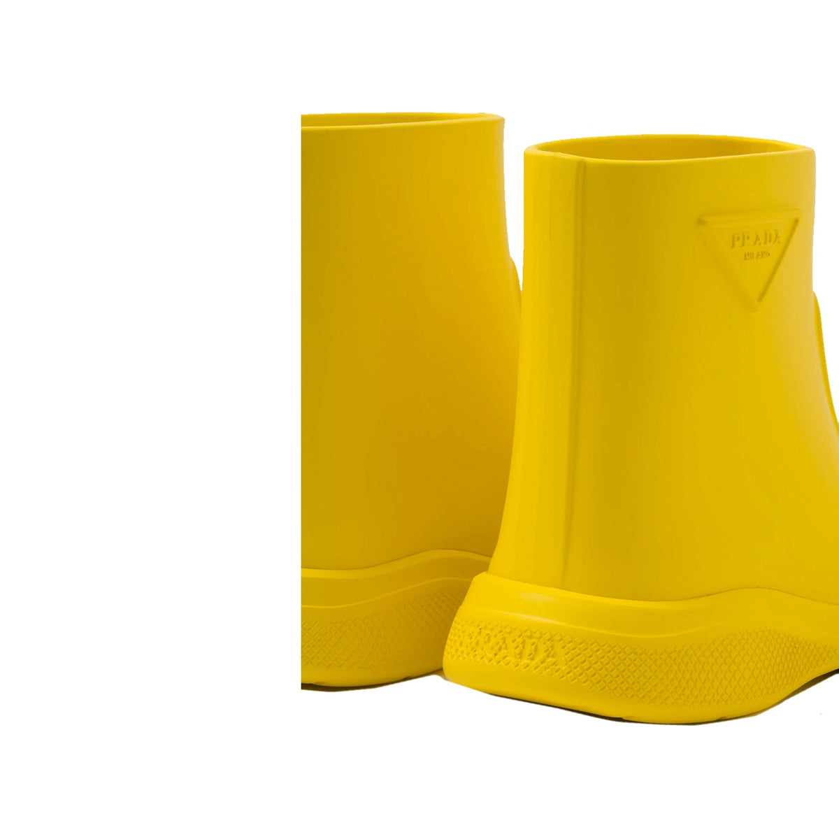 Prada Logo Rubber Boots Women