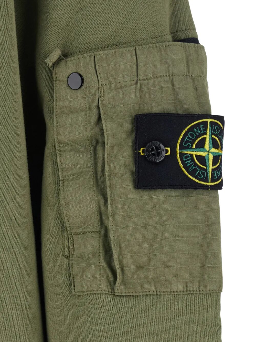Stone Island Men Regular Fit Crewneck Midweight Sweatshirt With Pocket