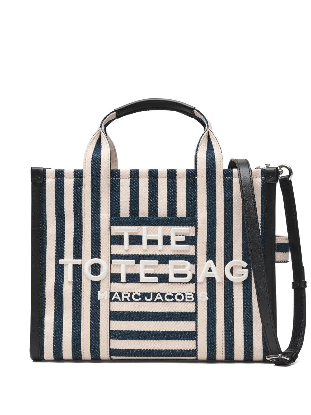 MARC JACOBS Marc Jacobs Women The Stripe Canvas Medium Tote Bag