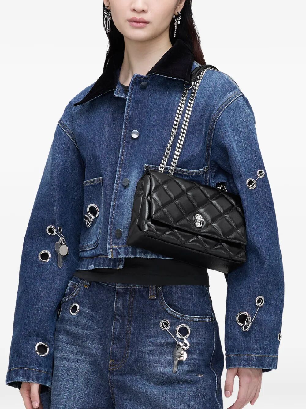 Marc Jacobs Women The Slim Dual Chain Shoulder
