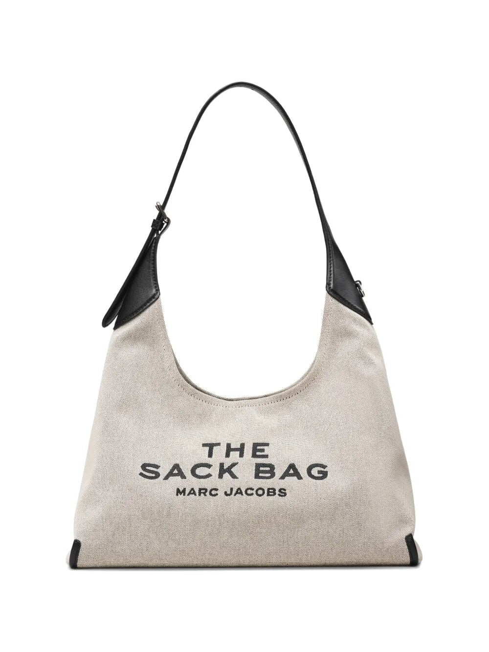 MARC JACOBS The Leather-Trim Canvas Belted Sack Bag Women