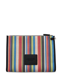 MARC JACOBS The Stripe Mesh Large Pouch Women