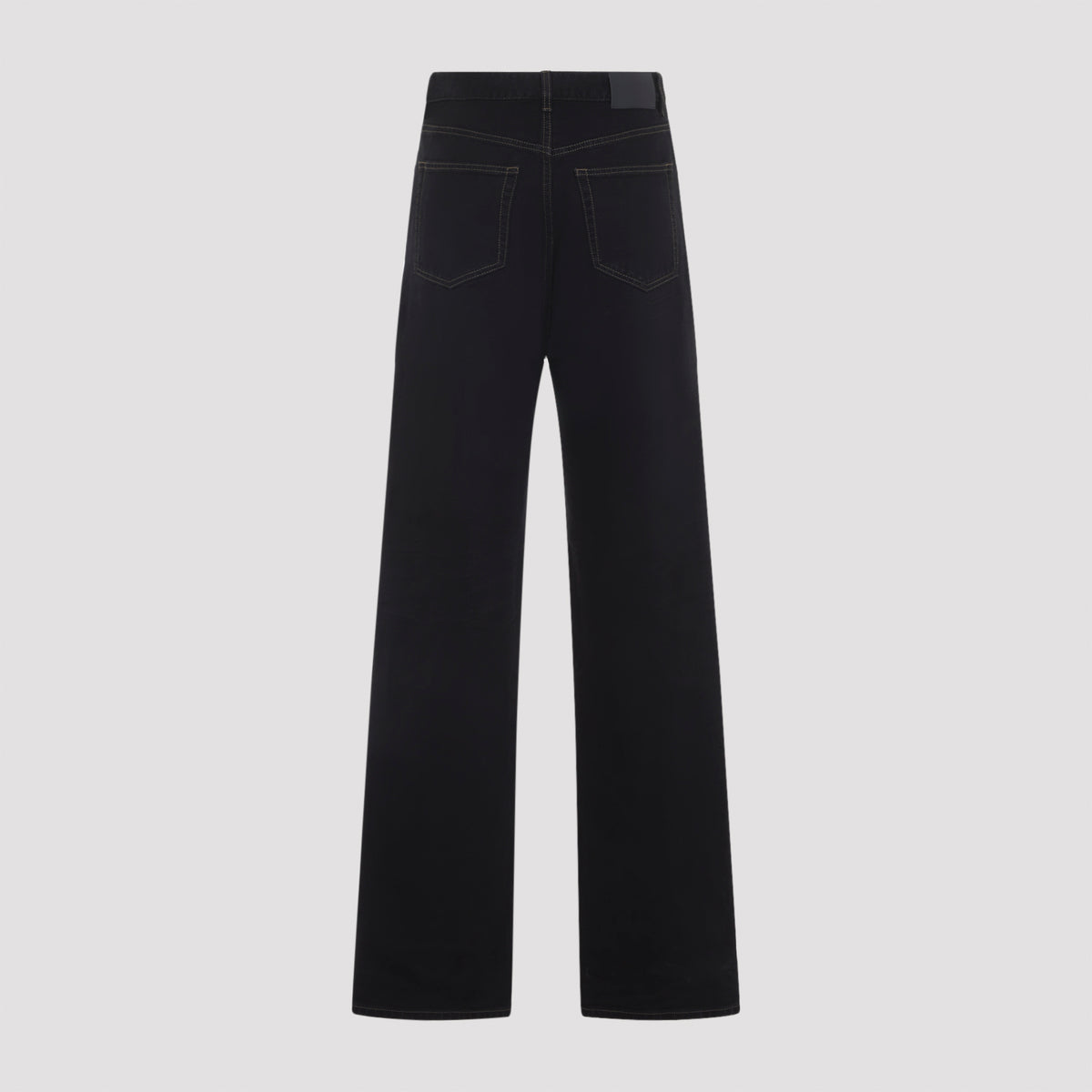 Saint Laurent V-Waist Long Baggy Jeans Women