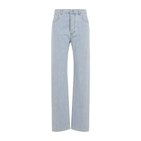 Bottega Veneta Chambray Straight Pants Women