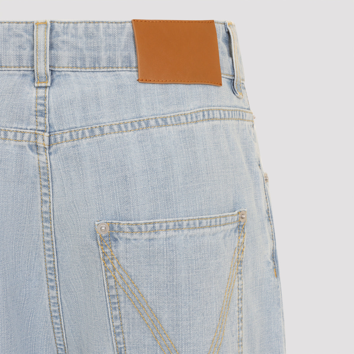 Bottega Veneta Chambray Straight Pants Women