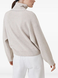 BRUNELLO CUCINELLI Brunello Cucinelli Women Cashmere Blend English Ribbed Turtleneck Sweater