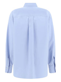 BRUNELLO CUCINELLI Brunello Cucinelli Women Shiny Detail Cotton Shirt With Pocket