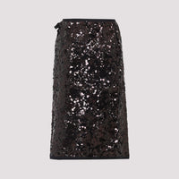 Prada Polyamide Midi Skirt Women
